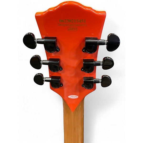 Used Firefly ELITE RED BLACK SPIRAL Solid Body Electric Guitar