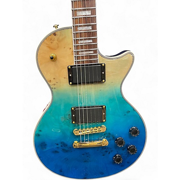 Used Firefly ELITE Ocean Blue Burst Solid Body Electric Guitar