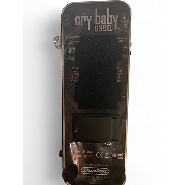 Used Dunlop 535Q Cry Baby Multi-Wah Effect Pedal