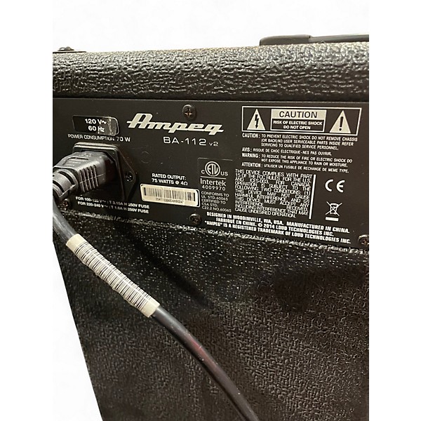 Used Ampeg BA112V2 50W 1x12 Bass Combo Amp