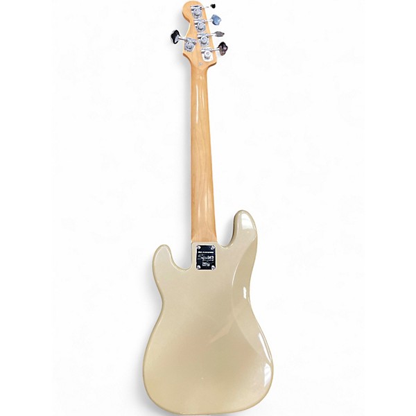 Used Squier  5 STRING PRECISION  BASS Shoreline Gold Electric Bass Guitar