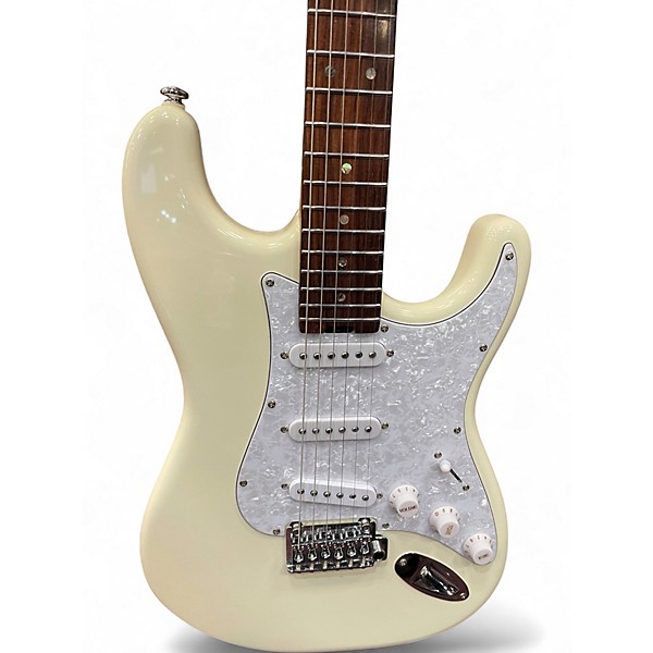 Used Musi Capricorn White Solid Body Electric Guitar