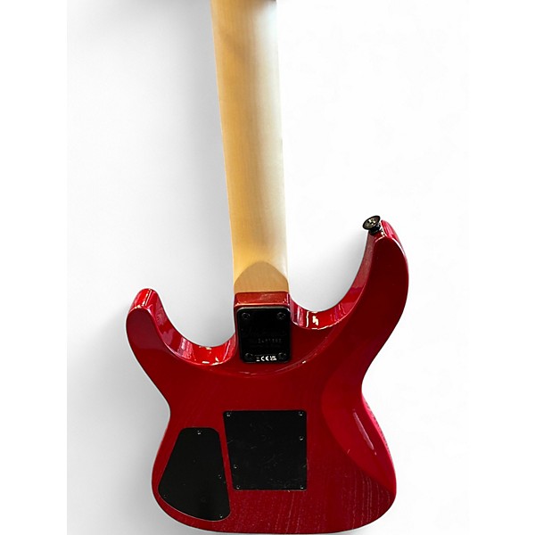 Used Jackson JS34Q Dinky Trans Red Solid Body Electric Guitar