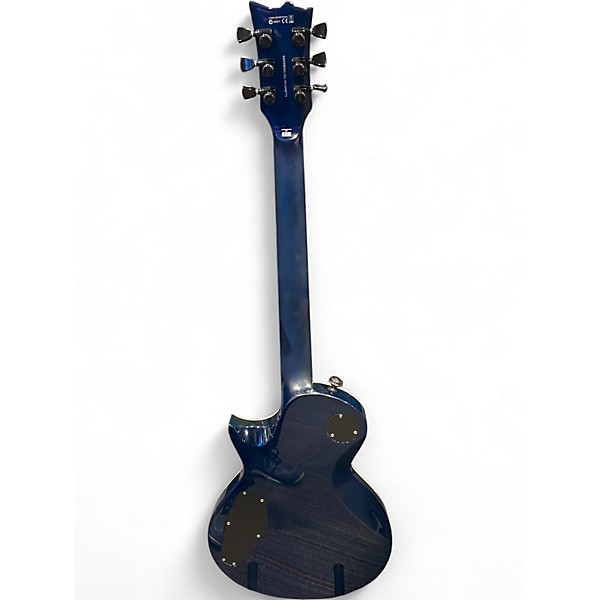 Used ESP LTD EC1000 Cerulean Burl Burst Solid Body Electric Guitar