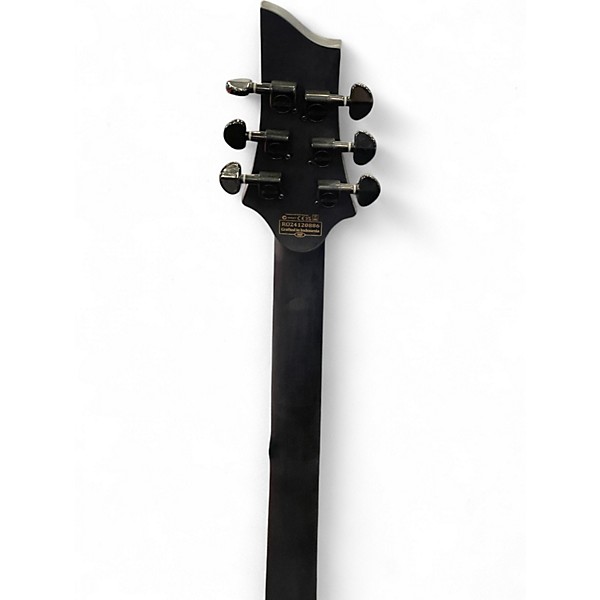 Used Schecter Guitar Research Omen elite Charcoal Solid Body Electric Guitar