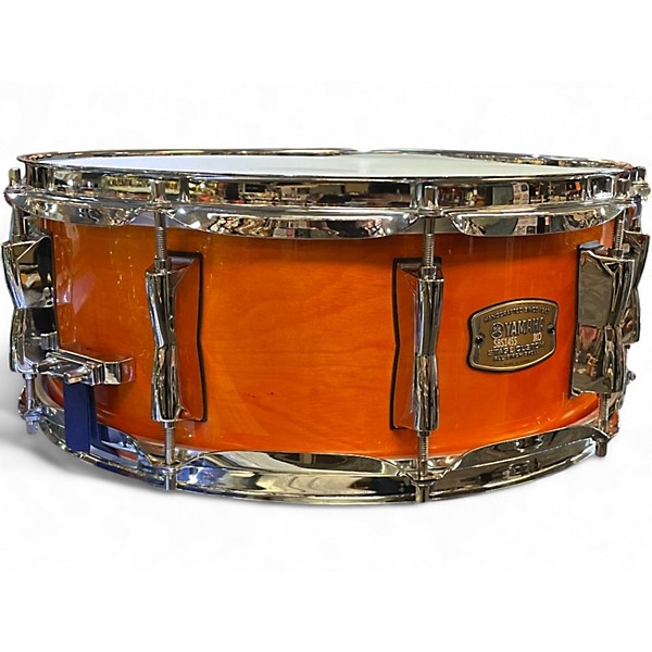 Used Yamaha 14X5.5 Stage Custom Snare HONEY AMBER Drum
