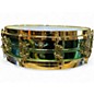 Used Ludwig 14X4 Carl Palmer Snare Green Drum thumbnail