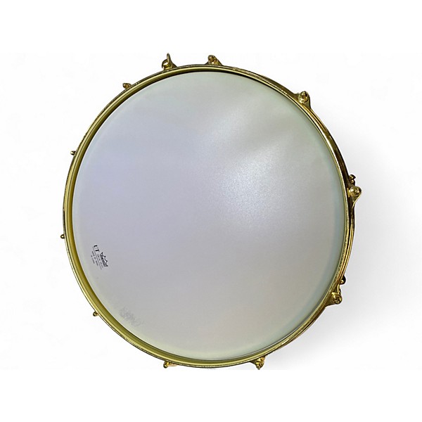 Used Ludwig 14X4 Carl Palmer Snare Green Drum