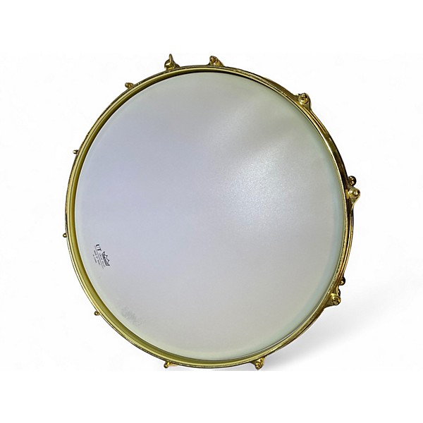 Used Ludwig 14X4 Carl Palmer Snare Green Drum