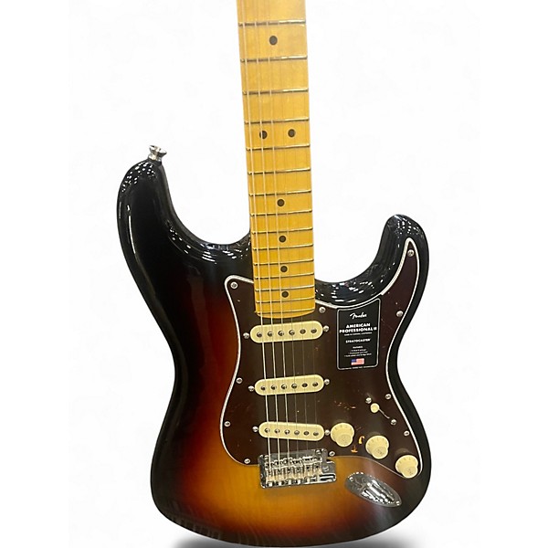 Used Fender American Professional II Stratocaster 2 Color Sunburst Solid Body Electric Guitar