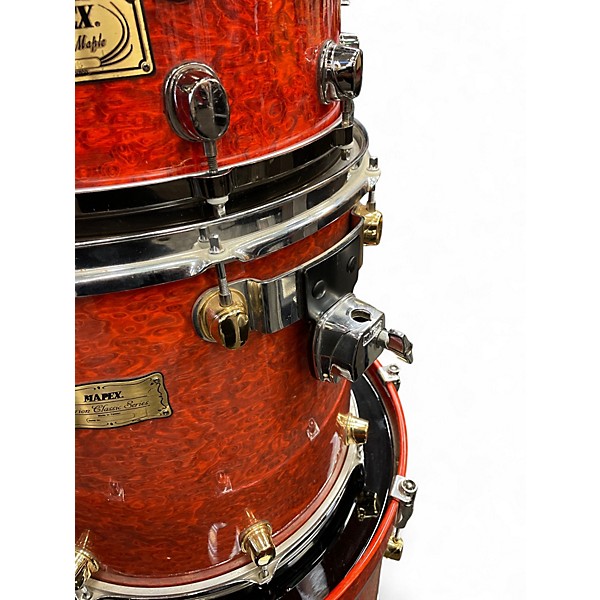 Used Mapex 6 Piece Orion Classic Series Birds eye Maple Drum Kit