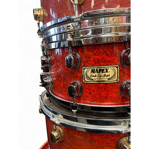 Used Mapex 6 Piece Orion Classic Series Birds eye Maple Drum Kit