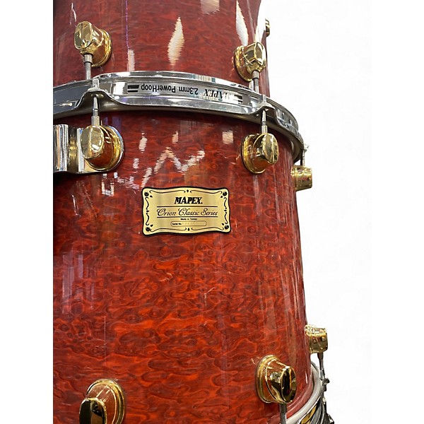 Used Mapex 6 Piece Orion Classic Series Birds eye Maple Drum Kit