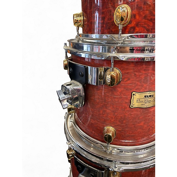 Used Mapex 6 Piece Orion Classic Series Birds eye Maple Drum Kit