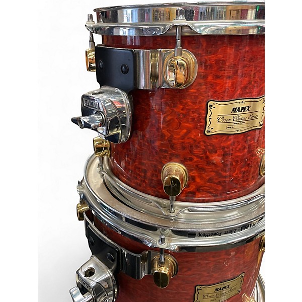 Used Mapex 6 Piece Orion Classic Series Birds eye Maple Drum Kit