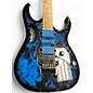 Used Ibanez Jem77P Blue Floral Solid Body Electric Guitar