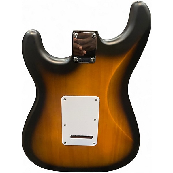 Used Squier Standard Stratocaster 3 Color Sunburst Solid Body Electric Guitar