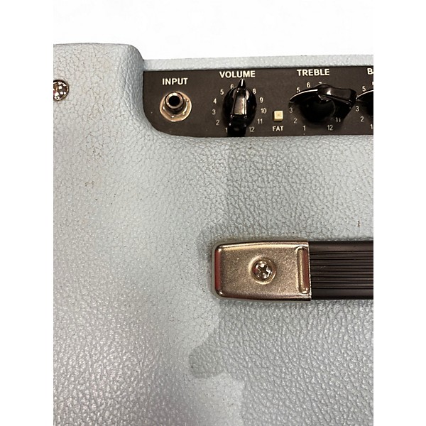 Used Fender Blues Junior IV 15W 1x12 Sonic Blue Tube Guitar Combo Amp