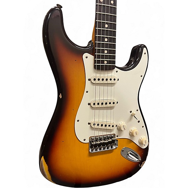 Used Fender LIMITED '59 Strat Relic Tobacco Sunburst Solid Body Electric Guitar