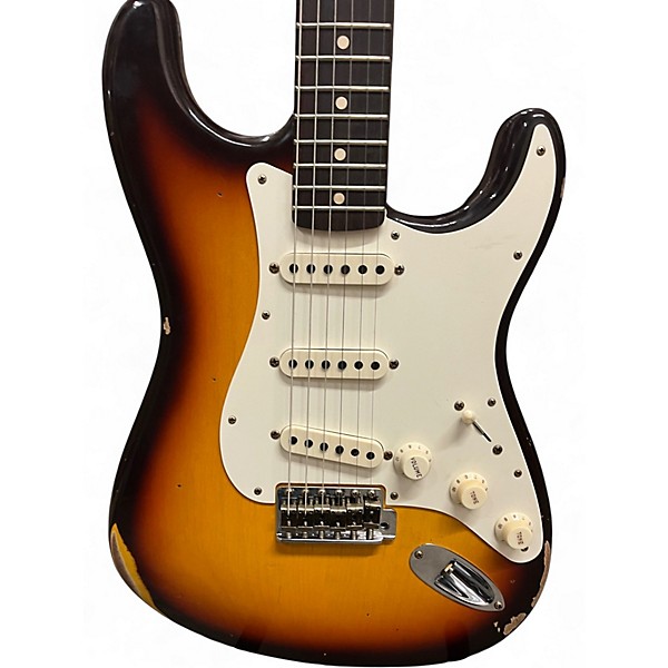 Used Fender LIMITED '59 Strat Relic Tobacco Sunburst Solid Body Electric Guitar