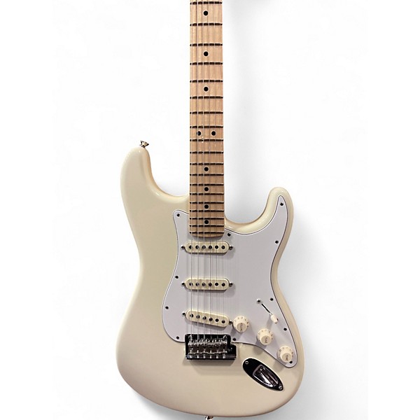 Used 2018 Fender AMERICAN PROFESSIONAL STRATOCASTER UPGRADED Olympic White Solid Body Electric Guitar