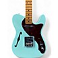 Used Fender American Original 60s Thinline Telecaster Surf Green Hollow Body Electric Guitar
