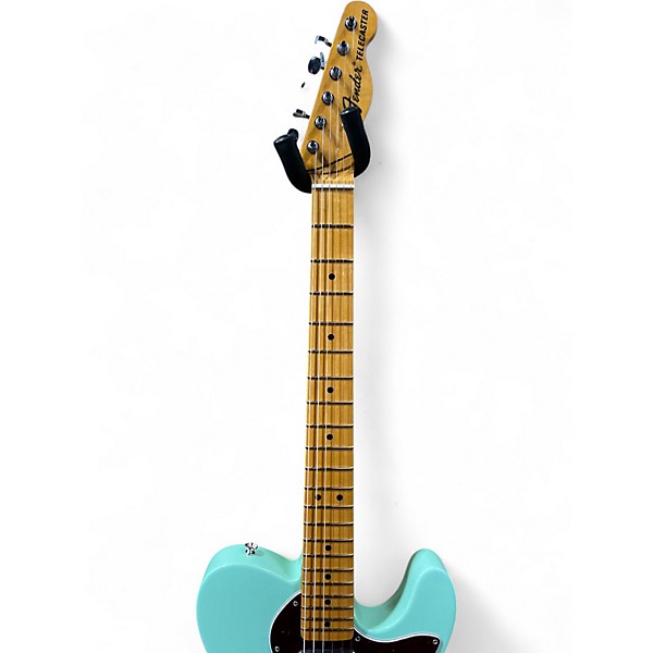 Used Fender American Original 60s Thinline Telecaster Surf Green Hollow Body Electric Guitar