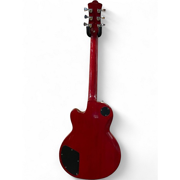 Used DeArmond M72 Trans Crimson Red Solid Body Electric Guitar