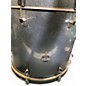 Used Mapex 5 Piece mars birch drum set blue sparkle Drum Kit