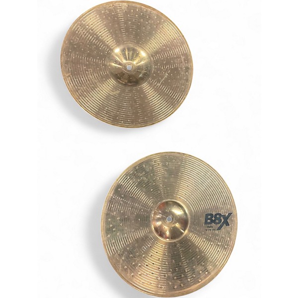 Used SABIAN 14in b8x hats Cymbal