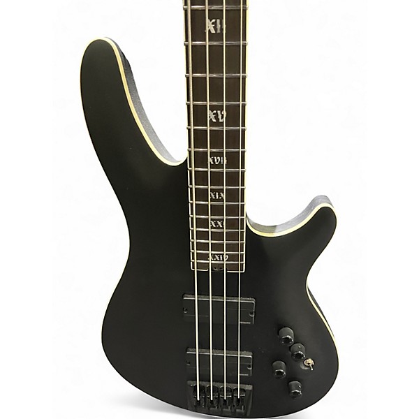 Used Schecter Guitar Research SLS EVIL TWIN-4 Black Electric Bass Guitar