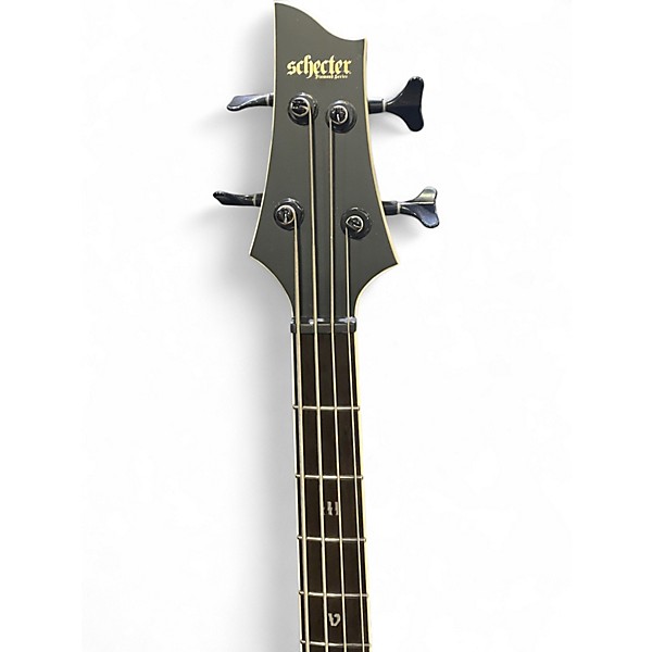 Used Schecter Guitar Research SLS EVIL TWIN-4 Black Electric Bass Guitar