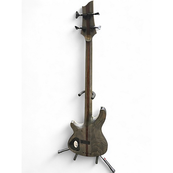 Used Schecter Guitar Research SLS EVIL TWIN-4 Black Electric Bass Guitar