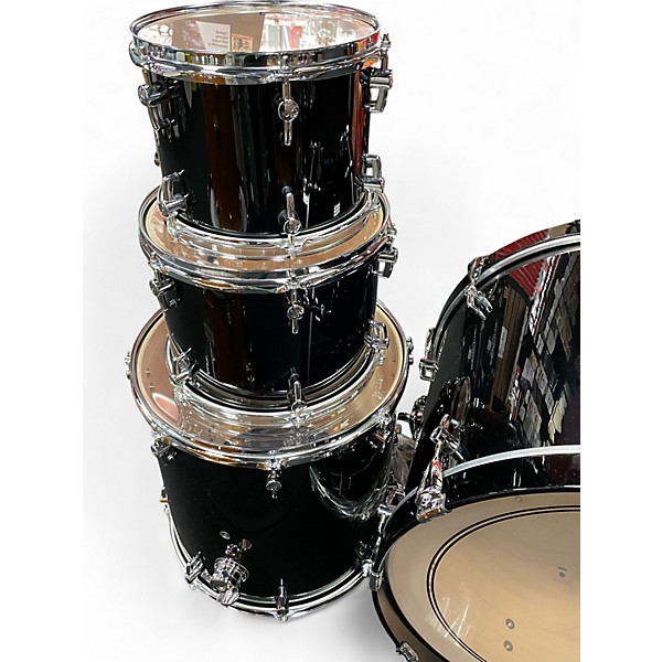 Used SONOR 4 Piece Select Force Studio 4 Piece Piano Black Drum Kit