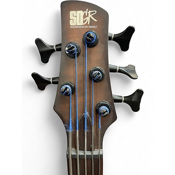 Used Ibanez SRH 505F 2 Color Sunburst Electric Bass Guitar