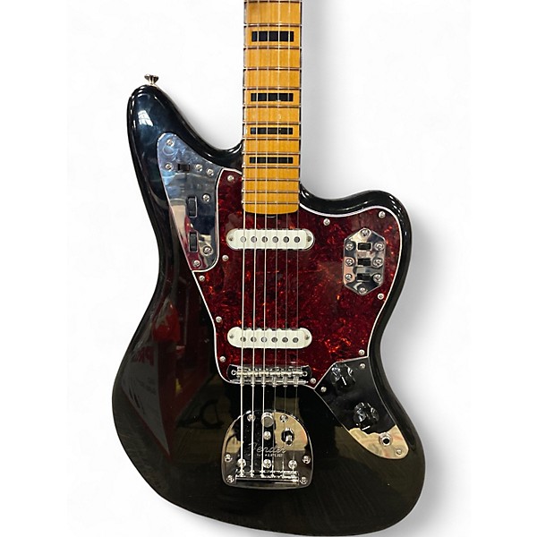 Used Fender Vintera II 70's Jaguar Black Solid Body Electric Guitar