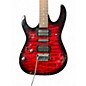 Used Ibanez GRX70QA Left Handed Sunburst Electric Guitar