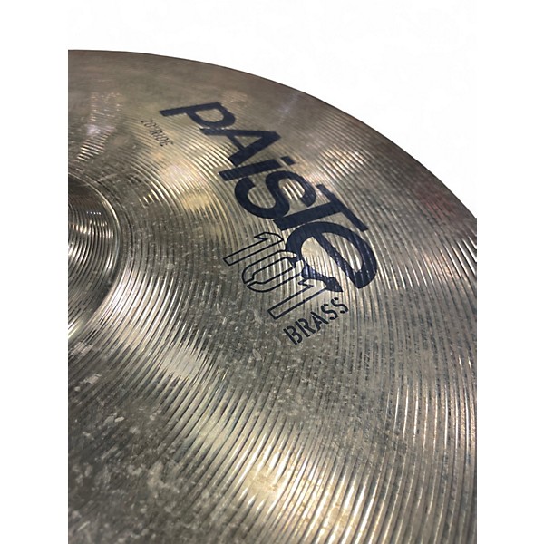 Used Paiste 20in 101 BRASS RIDE Cymbal