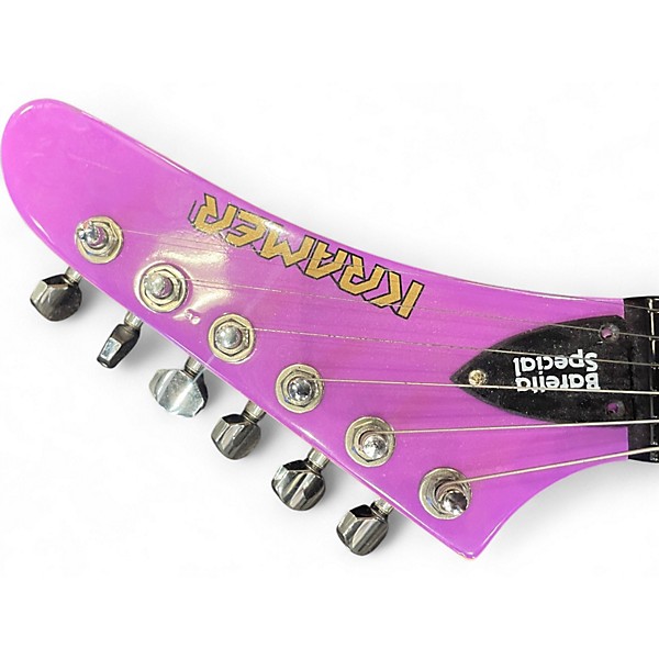 Used Kramer Baretta Special Pink Solid Body Electric Guitar