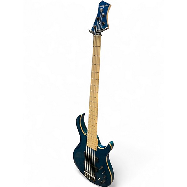 Used Sire Marcus Miller M2 5 String blue Electric Bass Guitar