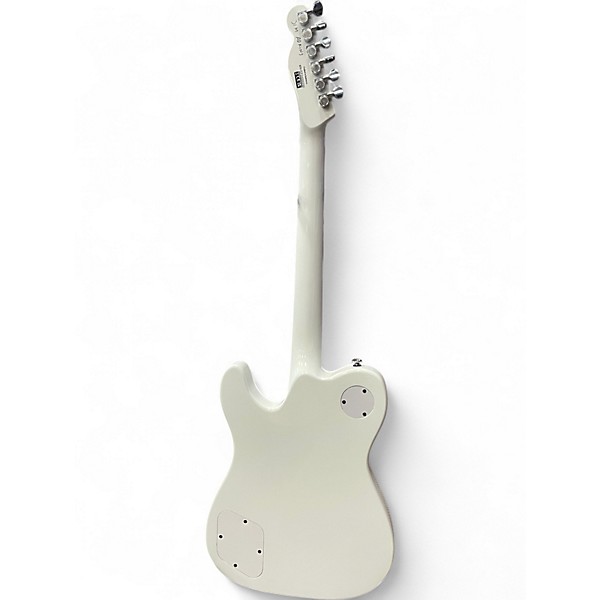 Used Fender JA90 Jim Adkins Thinline Telecaster White Hollow Body Electric Guitar
