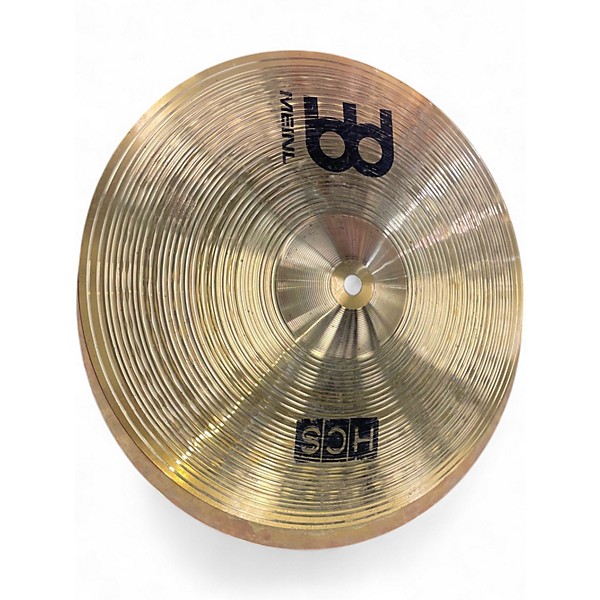 Used MEINL 14in HCS Hi Hat Pair Cymbal