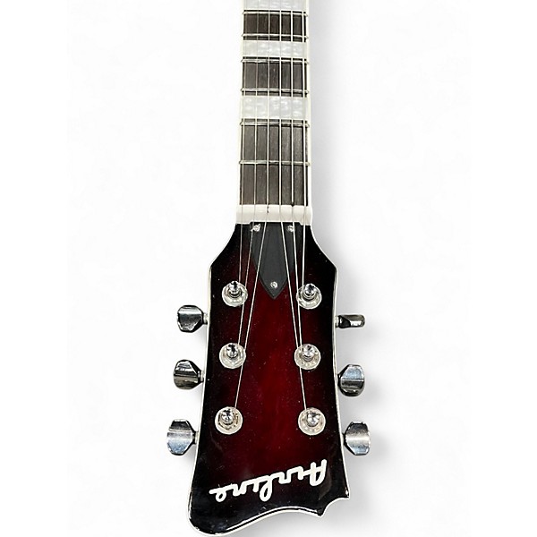 Used Airline MERCURY Red Hollow Body Electric Guitar