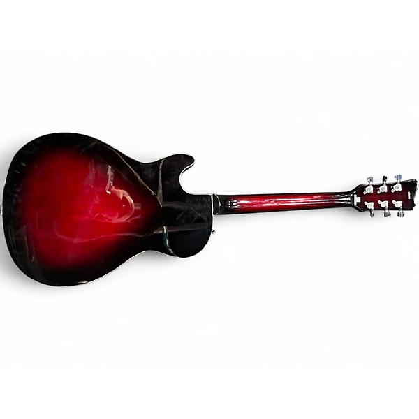 Used Airline MERCURY Red Hollow Body Electric Guitar