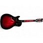 Used Airline MERCURY Red Hollow Body Electric Guitar
