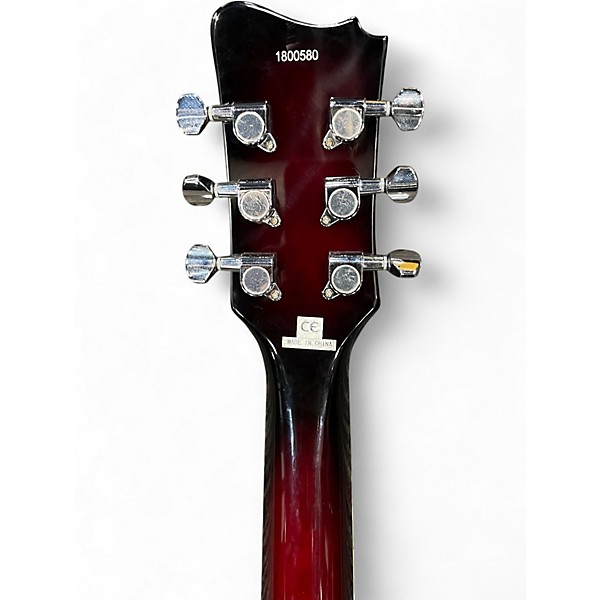 Used Airline MERCURY Red Hollow Body Electric Guitar