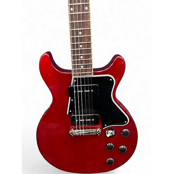 Used Epiphone Les Paul Special Double Cutaway Cherry Solid Body Electric Guitar