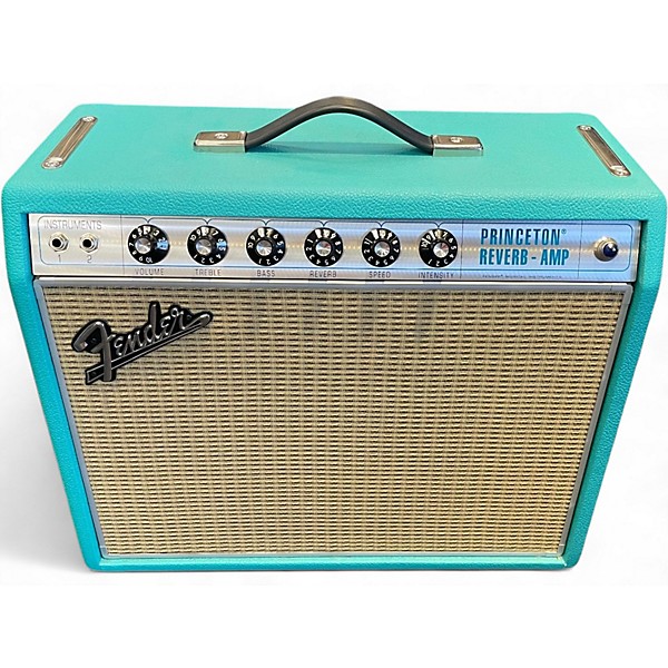 Used Fender PR770 LIMITED EDITION PRINCETON AMP TEAL Tube Guitar Combo Amp
