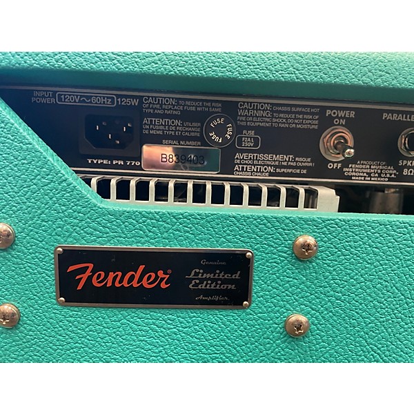 Used Fender PR770 LIMITED EDITION PRINCETON AMP TEAL Tube Guitar Combo Amp