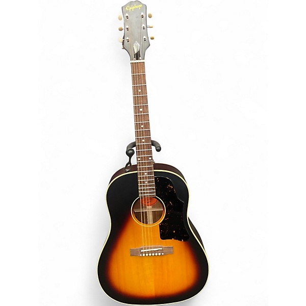 Used Epiphone Ibg J45 Vintage Sunburst Acoustic Electric Guitar